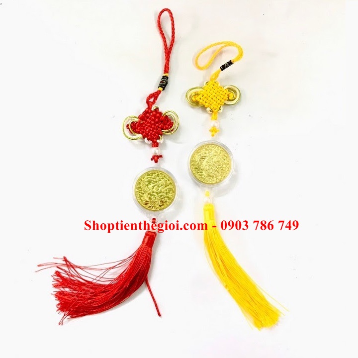 Dây Treo Xu Long Phụng Vàng - SP005195